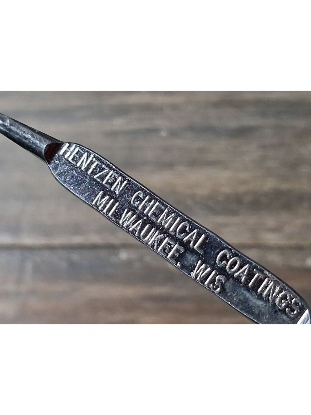 Hentzen Chemical Coatings Paint Can Opener Vintage Advertising Tool Milwaukee WI